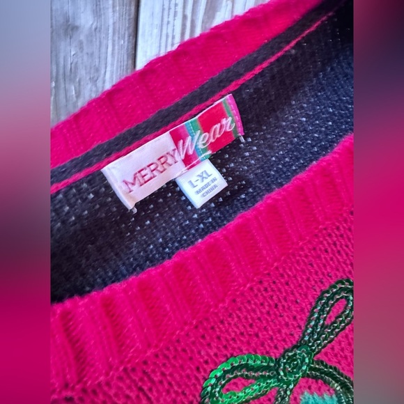 Merry wear Couples Christmas Sweater size L/ XL - Picture 2 of 7